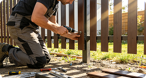 step 03 : Fence installation